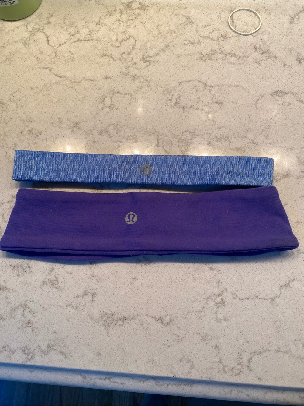 lululemon athletica Purple and Blue Patterned Headbands